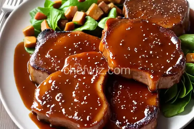 Caramel-Glazed Pork Chops