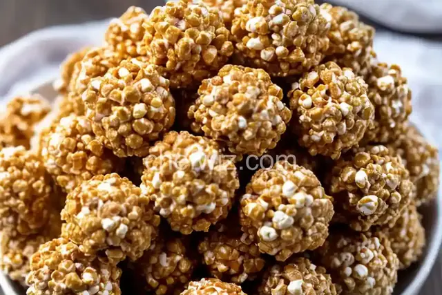 Caramel Popcorn Balls