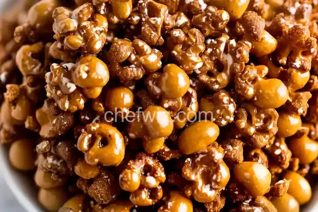 Caramel Pretzel Nut Popcorn