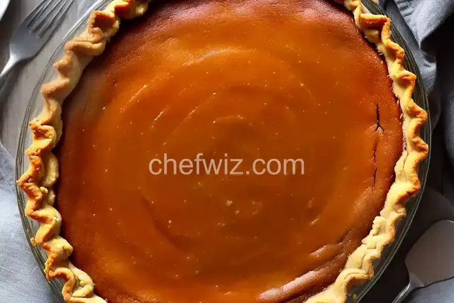 Caramel Pumpkin Pie