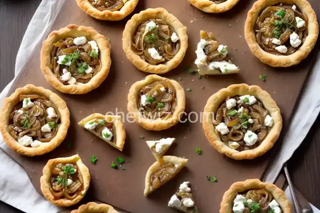 Caramelized Onion and Goat Cheese Tartlets Recipe
