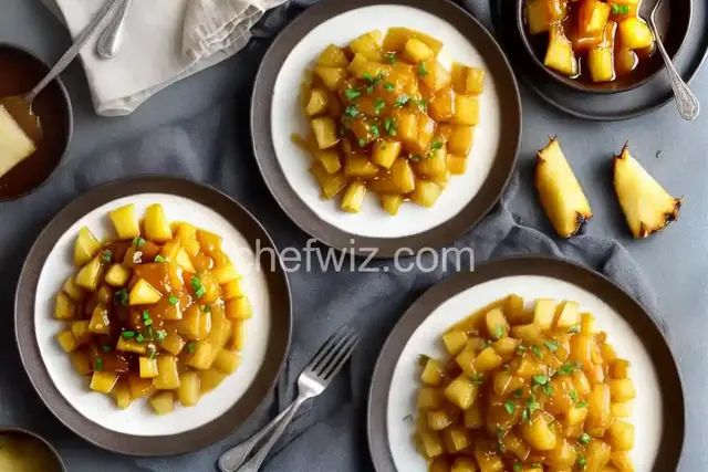 Caramelized Pineapple Sauce