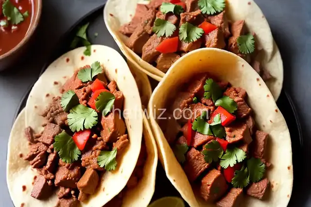 Carne Guisada Tacos