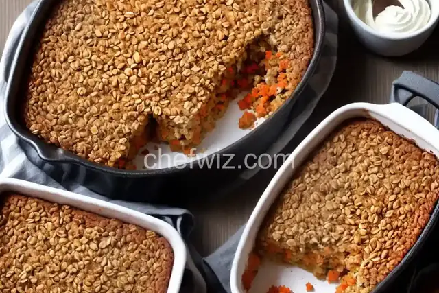 Carrot Cake Baked Oatmeal