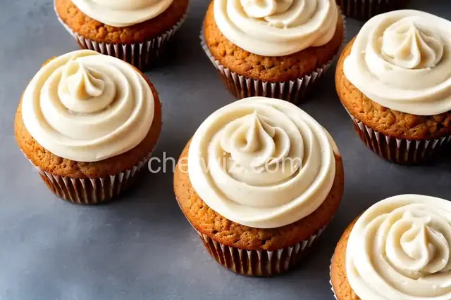 Carrot Cupcakes with White Chocolate Cream Cheese Icing