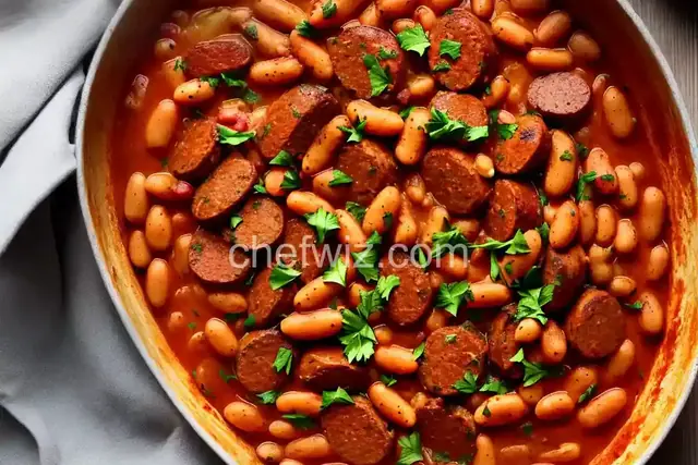 Cassoulet-Style Sausage 'n' Beans Recipe