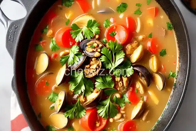 Cast Iron Clam Chowder