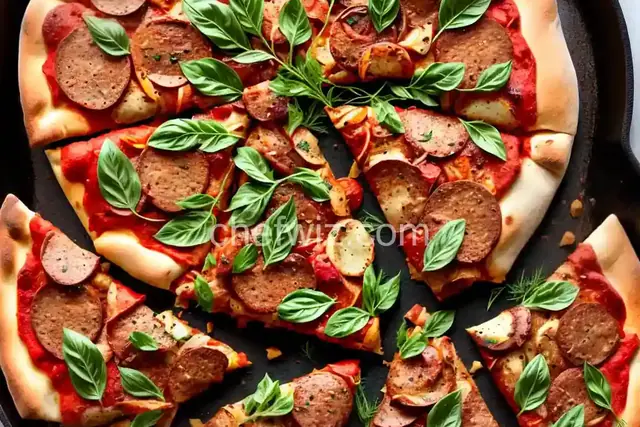Cast-Iron Pizza With Fennel and Sausage