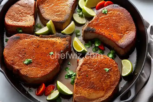Cast-Iron Skillet Pork Chops