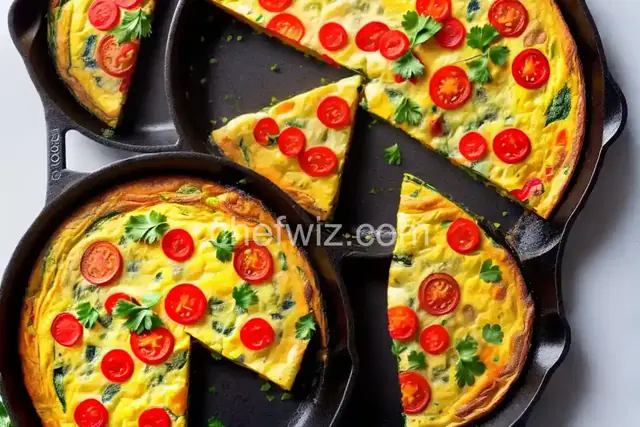 Cast Iron Skillet Vegetable Frittata