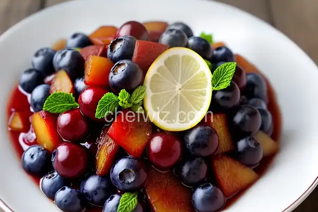 Catherine's Pickled Blueberries