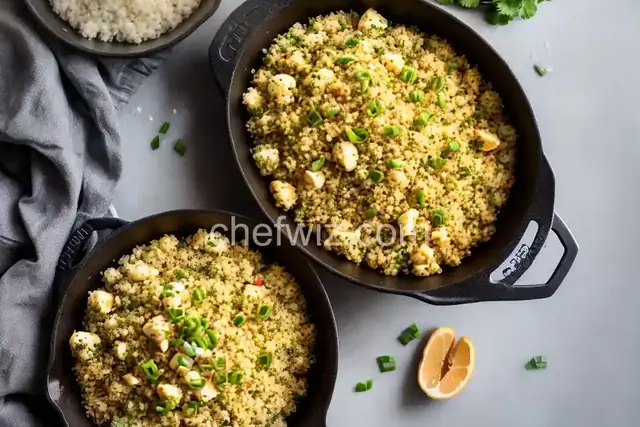 Cat's Cajun Dirty Cauliflower Rice