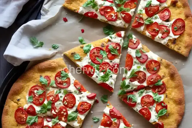 Cauliflower Almond Pizza Crust