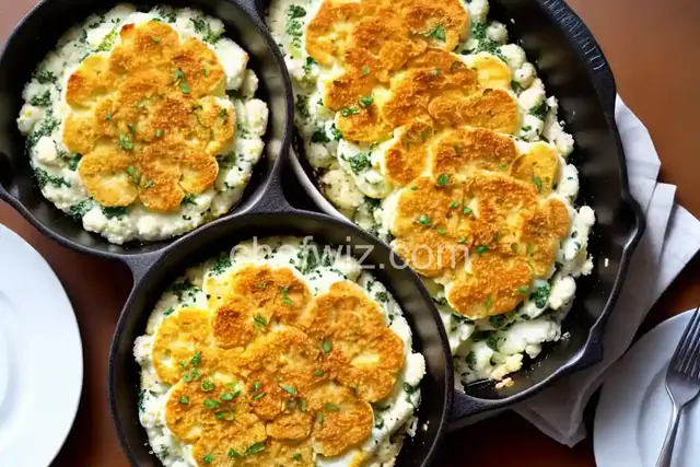 Cauliflower-Goat Cheese Gratin