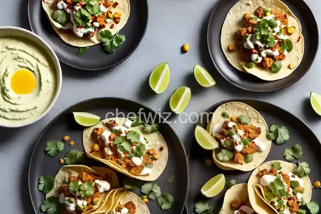 Cauliflower Tacos with Avocado Crema