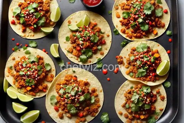 Cauliflower Tacos with Spicy Sriracha Black Beans