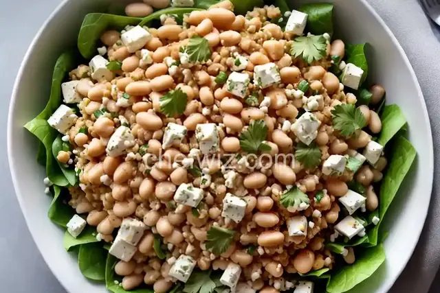 Cauliflower, White Bean, and Feta Salad