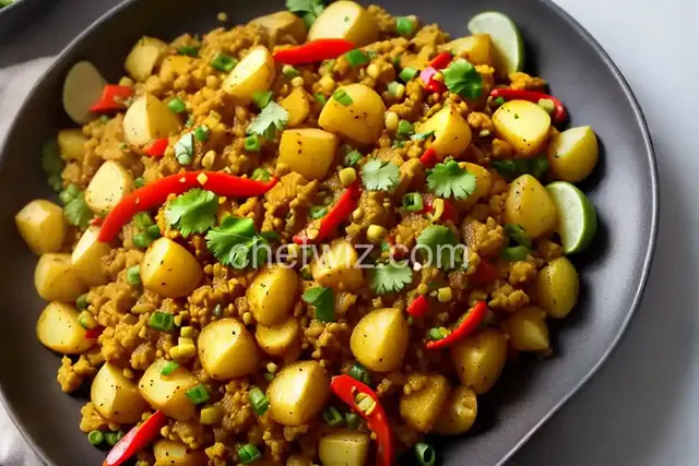 Cauliflower and Potato Stir-Fry - East Indian Recipe
