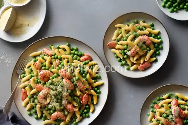 Cavatelli Pasta with Lobster, Spring Peas, and Mascarpone