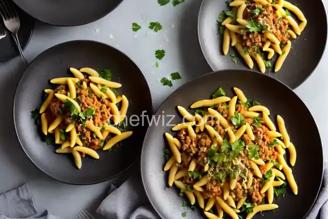 Cavatelli with Pork Ragù