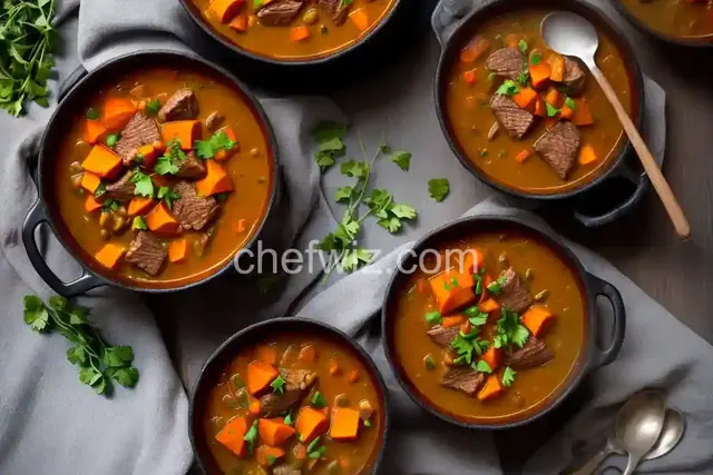 Cazuela de Vaca (Beef and Pumpkin Stew)
