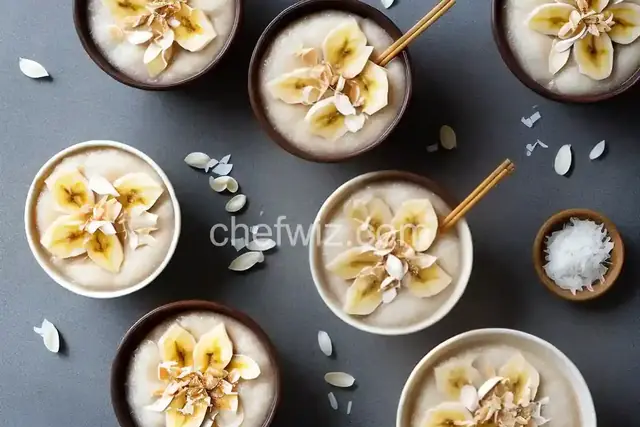 Chè Chuối (Vietnamese Banana, Tapioca, and Coconut Milk Dessert)