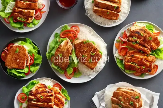 Char Siu Chicken Sandwiches