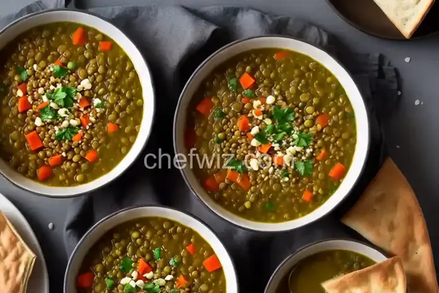 Chard Lentil Soup, Lebanese-Style