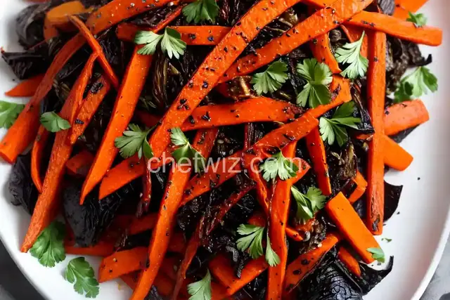 Charred Cabbage and Carrots