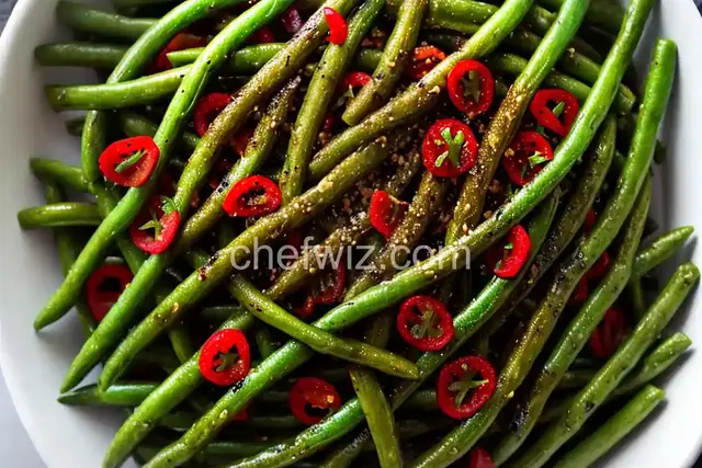 Charred Green Beans