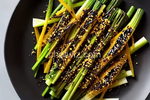 Charred Leeks With Honey and Vinegar