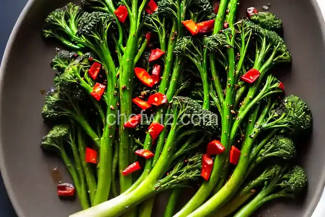 Charred Spicy Broccolini