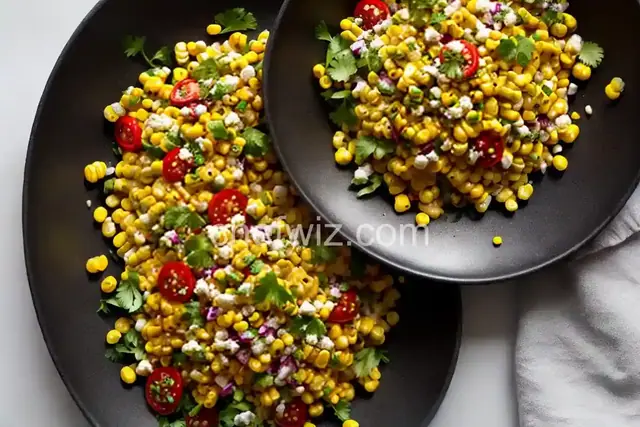Charred and Raw Corn Salad
