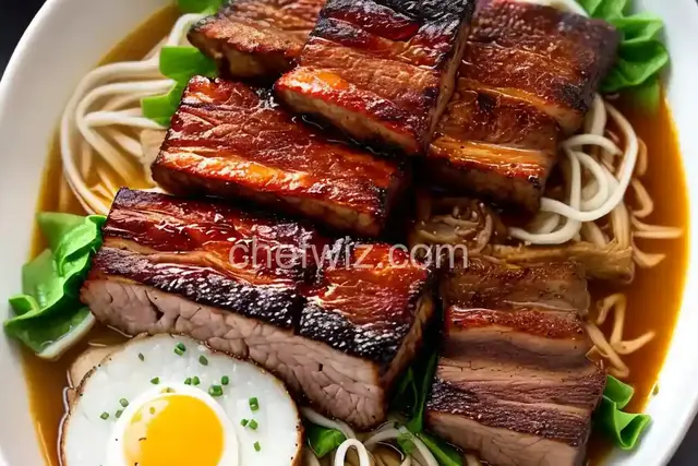 Chashu Pork (Marinated Braised Pork Belly for Tonkotsu Ramen) Recipe