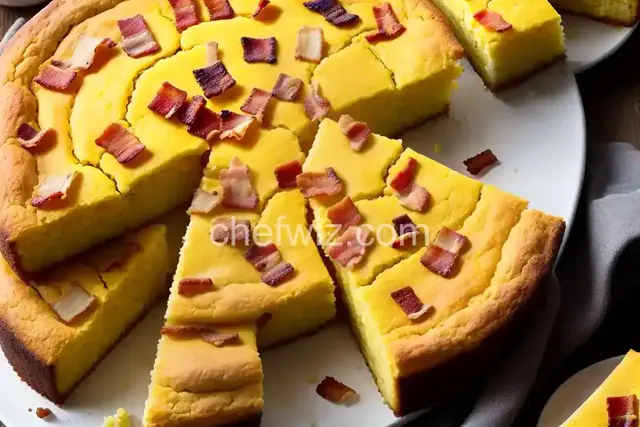 Cheddar, Bacon, and Scallion Cornbread Recipe