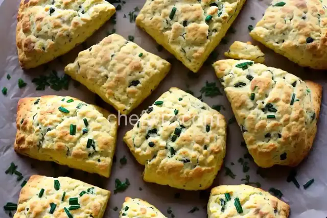 Cheddar-Chive Scones