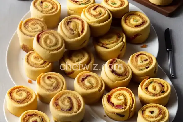 Cheddar and Bacon Pinwheels