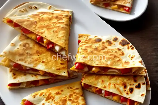 Cheese-Crusted Quesadilla