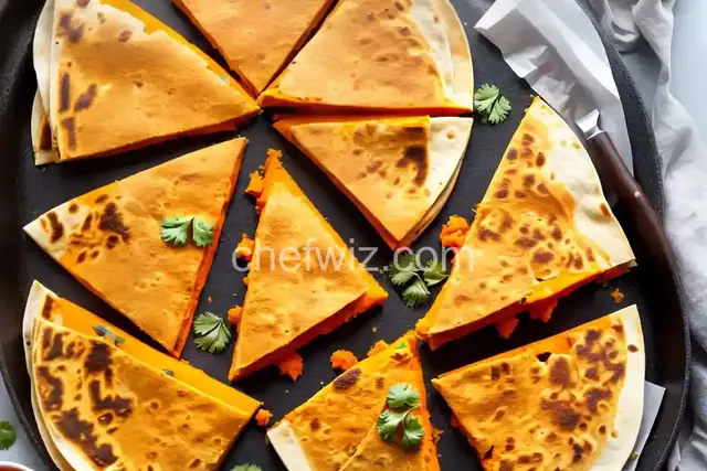 Cheese-Free Sweet Potato Quesadillas Recipe