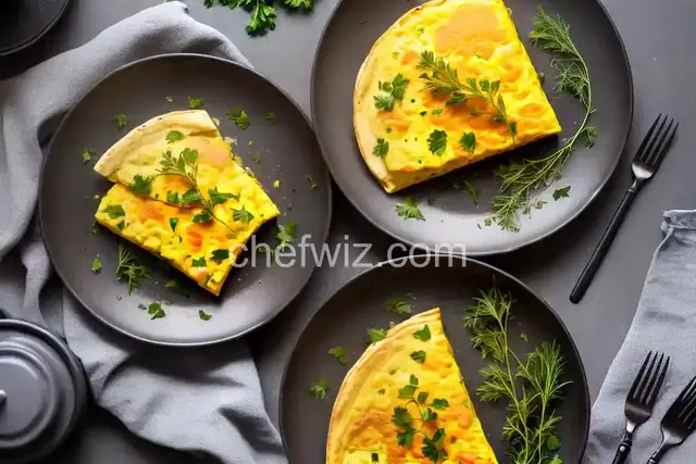 Cheese Omelette with Herbs