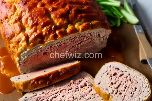 Cheese-Stuffed Turkey Meat Loaf