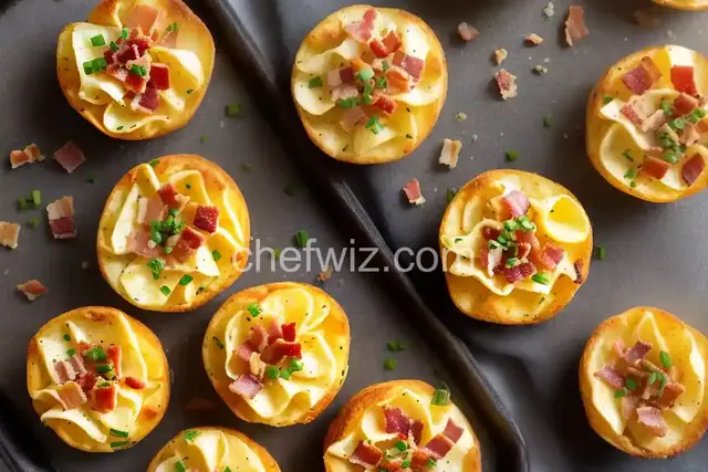 Cheese and Bacon Potato Rounds