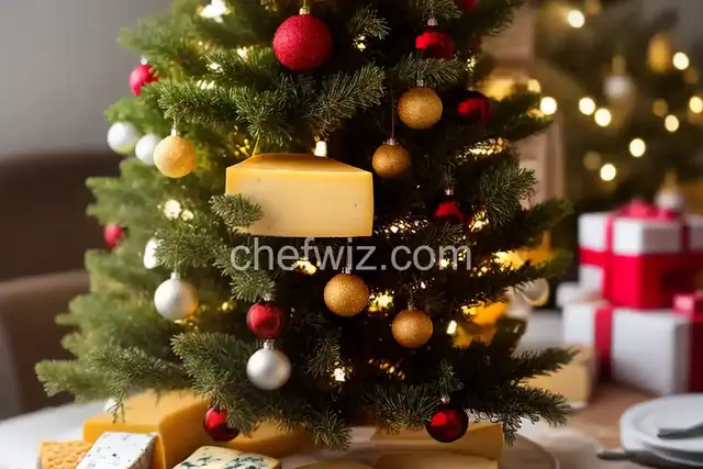 Cheese and Crackers Christmas Tree