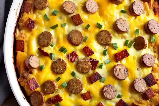 Cheese and Sausage Breakfast Casserole