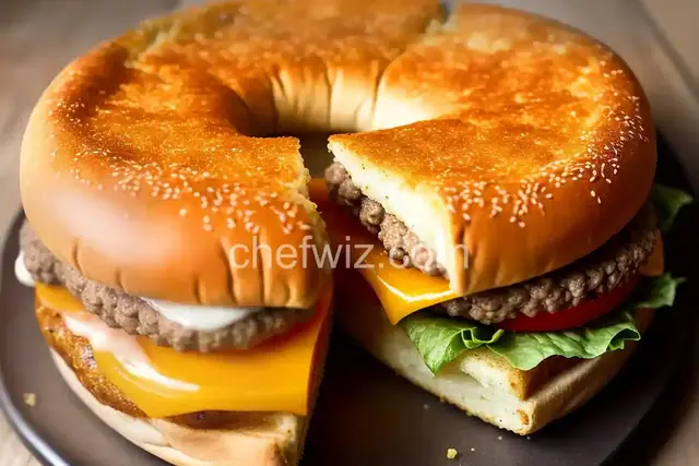 Cheeseburger Crescent Ring