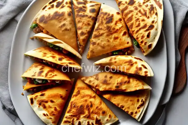 Cheeseburger Quesadilla
