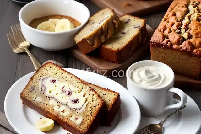 Cheesecake Banana Bread