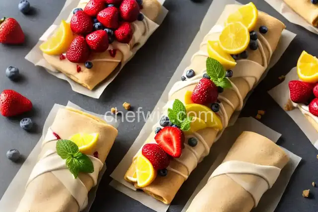 Cheesecake Fruit Wraps