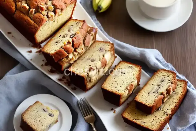 Cheesecake-Stuffed Banana Bread