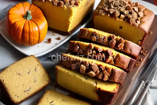 Cheesecake-Stuffed Pumpkin Bread